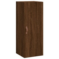 Thumbnail for Highboard Braun Eichen-Optik 34,5x34x180 cm Holzwerkstoff