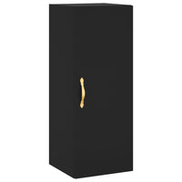 Thumbnail for Highboard Schwarz 34,5x34x180 cm Holzwerkstoff
