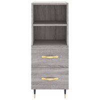 Thumbnail for Highboard Grau Sonoma 34,5x34x180 cm Holzwerkstoff