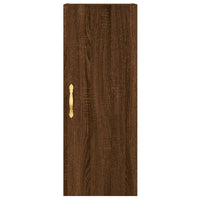 Thumbnail for Highboard Braun Eichen-Optik 34,5x34x180 cm Holzwerkstoff
