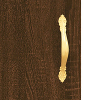Thumbnail for Highboard Braun Eichen-Optik 34,5x34x180 cm Holzwerkstoff