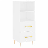 Thumbnail for Highboard Weiß 34,5x34x180 cm Holzwerkstoff