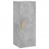 Thumbnail for Highboard Betongrau 34,5x34x180 cm Holzwerkstoff