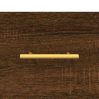 Thumbnail for Highboard Braun Eichen-Optik 34,5x34x180 cm Holzwerkstoff