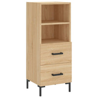 Thumbnail for Highboard Sonoma-Eiche 34,5x34x180 cm Holzwerkstoff
