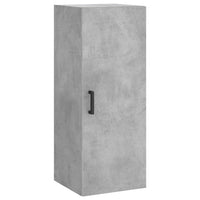 Thumbnail for Highboard Betongrau 34,5x34x180 cm Holzwerkstoff