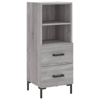 Thumbnail for Highboard Grau Sonoma 34,5x34x180 cm Holzwerkstoff