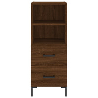 Thumbnail for Highboard Braun Eichen-Optik 34,5x34x180 cm Holzwerkstoff