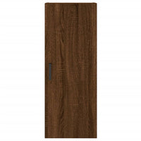 Thumbnail for Highboard Braun Eichen-Optik 34,5x34x180 cm Holzwerkstoff