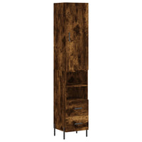 Thumbnail for Highboard Räuchereiche 34,5x34x180 cm Holzwerkstoff