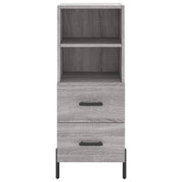 Thumbnail for Highboard Grau Sonoma 34,5x34x180 cm Holzwerkstoff