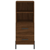 Thumbnail for Highboard Braun Eichen-Optik 34,5x34x180 cm Holzwerkstoff