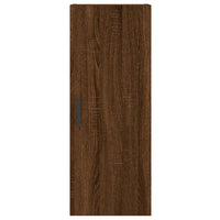Thumbnail for Highboard Braun Eichen-Optik 34,5x34x180 cm Holzwerkstoff