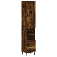 Thumbnail for Highboard Räuchereiche 34,5x34x180 cm Holzwerkstoff