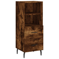 Thumbnail for Highboard Räuchereiche 34,5x34x180 cm Holzwerkstoff