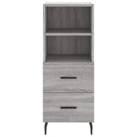 Thumbnail for Highboard Grau Sonoma 34,5x34x180 cm Holzwerkstoff