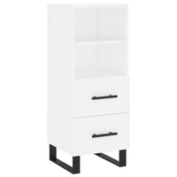Thumbnail for Highboard Weiß 34,5x34x180 cm Holzwerkstoff