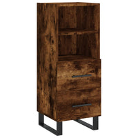 Thumbnail for Highboard Räuchereiche 34,5x34x180 cm Holzwerkstoff