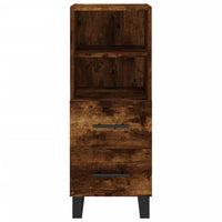 Thumbnail for Highboard Räuchereiche 34,5x34x180 cm Holzwerkstoff