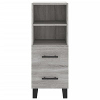 Thumbnail for Highboard Grau Sonoma 34,5x34x180 cm Holzwerkstoff