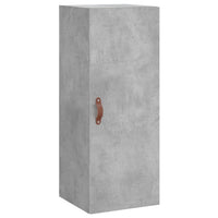 Thumbnail for Highboard Betongrau 34,5x34x180 cm Holzwerkstoff