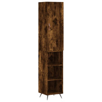 Thumbnail for Highboard Räuchereiche 34,5x34x180 cm Holzwerkstoff