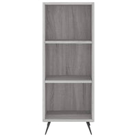 Thumbnail for Highboard Grau Sonoma 34,5x34x180 cm Holzwerkstoff