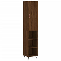 Thumbnail for Highboard Braun Eichen-Optik 34,5x34x180 cm Holzwerkstoff