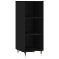 Thumbnail for Highboard Schwarz 34,5x34x180 cm Holzwerkstoff