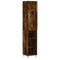 Thumbnail for Highboard Räuchereiche 34,5x34x180 cm Holzwerkstoff
