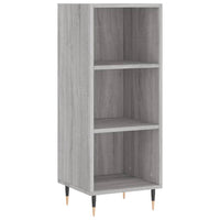 Thumbnail for Highboard Grau Sonoma 34,5x34x180 cm Holzwerkstoff