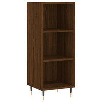 Thumbnail for Highboard Braun Eichen-Optik 34,5x34x180 cm Holzwerkstoff
