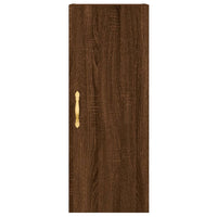 Thumbnail for Highboard Braun Eichen-Optik 34,5x34x180 cm Holzwerkstoff
