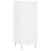 Thumbnail for Highboard Weiß 34,5x34x180 cm Holzwerkstoff