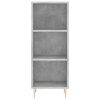 Thumbnail for Highboard Betongrau 34,5x34x180 cm Holzwerkstoff