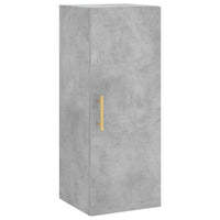 Thumbnail for Highboard Betongrau 34,5x34x180 cm Holzwerkstoff