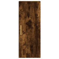 Thumbnail for Highboard Räuchereiche 34,5x34x180 cm Holzwerkstoff
