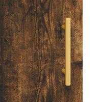 Thumbnail for Highboard Räuchereiche 34,5x34x180 cm Holzwerkstoff