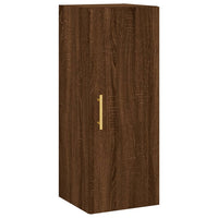 Thumbnail for Highboard Braun Eichen-Optik 34,5x34x180 cm Holzwerkstoff