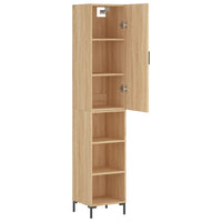Thumbnail for Highboard Sonoma-Eiche 34,5x34x180 cm Holzwerkstoff
