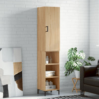 Thumbnail for Highboard Sonoma-Eiche 34,5x34x180 cm Holzwerkstoff