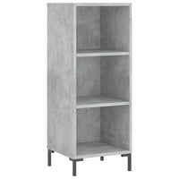 Thumbnail for Highboard Betongrau 34,5x34x180 cm Holzwerkstoff