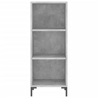 Thumbnail for Highboard Betongrau 34,5x34x180 cm Holzwerkstoff