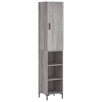 Thumbnail for Highboard Grau Sonoma 34,5x34x180 cm Holzwerkstoff