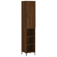 Thumbnail for Highboard Braun Eichen-Optik 34,5x34x180 cm Holzwerkstoff
