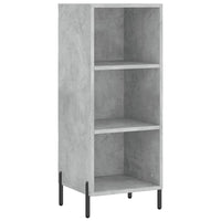Thumbnail for Highboard Betongrau 34,5x34x180 cm Holzwerkstoff