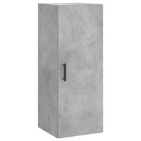 Thumbnail for Highboard Betongrau 34,5x34x180 cm Holzwerkstoff