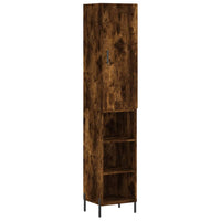 Thumbnail for Highboard Räuchereiche 34,5x34x180 cm Holzwerkstoff