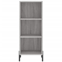 Thumbnail for Highboard Grau Sonoma 34,5x34x180 cm Holzwerkstoff
