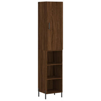 Thumbnail for Highboard Braun Eichen-Optik 34,5x34x180 cm Holzwerkstoff